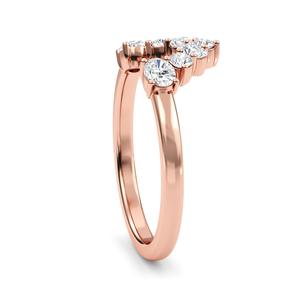 Bague solitaire en or jaune 18 carats avec diamant ovale de 0,50 ct cultivé en laboratoire, bijou raffiné, cadeau d'anniversaire pour elle - Product Image 2