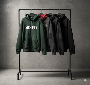 Sweat-shirts et sweats à capuche pour hommes, impression personnalisée, différentes couleurs, streetwear, sweats à capuche zippés en molleton épais - Product Image 1