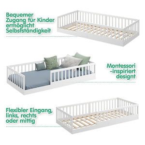 Marco de cama de suelo de madera de alta calidad para muebles de dormitorio de seguridad para niños con cama de suelo para niños pequeños - Product Image 5