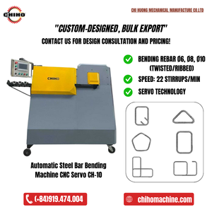 Rebar automatique de fil d'acier de CNC et machine à cintrer d'étrier nouvel état avec le moteur de composant de noyau - Product Image 4