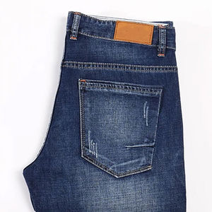 Nouveau design tendance, jeans cargo pour homme à taille haute, coupe ajustée, légers, denim de haute qualité, lavage régulier, service OEM - Product Image 6