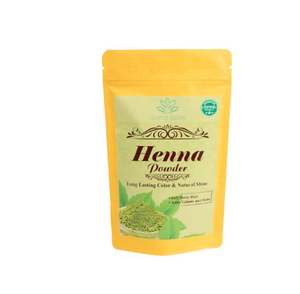 Poudre de henné 100g, poudre de mehndi pure et naturelle pour la coloration et le soin des cheveux - Product Image 1