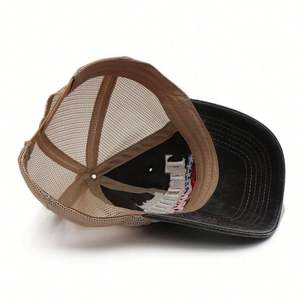 Gorras de Béisbol Personalizables con Logotipo Bordado en 3D de Alta Calidad, 5 Paneles, Visera Curva, Dos Tonos, 100% Algodón, Diseño OEM - Product Image 6