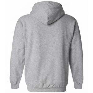 Sudadera con Capucha Estampada en Serigrafía Gris Claro Sigma Gamma Rho, Sudadera con Gráficos de Poodles Azul Real y Dorado, Manga Larga, Informal, para Sororidad - Product Image 2