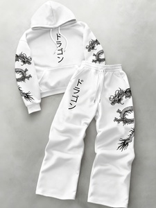 Conjunto Deportivo Gráfico Premium, Ropa Deportiva Cómoda de Dos Piezas para Fitness, Running y Uso Diario - Product Image 1