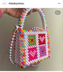 Customized Embroidery Beaded Fold Boho Clutch Button Handbag Vintage Christmas Portable Single Strap Women's Lightweight - Product Image 3