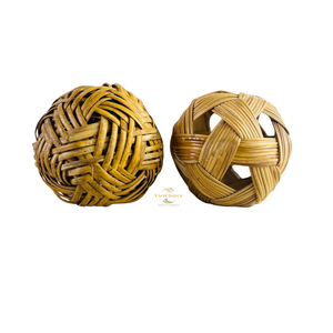 Adorno Tejido a Mano con Bolas de Ratán Ecológicas y Naturales para Compradores Mayoristas - Product Image 2