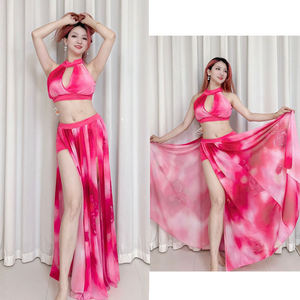 Jupe longue pour femmes avec short de sécurité intégré, costumes de danse orientale pour la performance et l'entraînement, vêtements de danse pour adultes en gros - Product Image 3