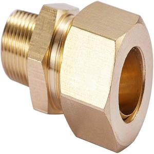 Conector de Compresión de Latón de Alta Calidad para Tubería de Cobre o Suministro de Agua, Disponible para Suministro al por Mayor - Product Image 4