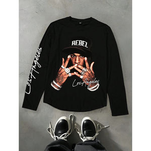 Camisetas de Hombre de Alta Calidad, MOQ Bajo, Tallas Grandes, Personalizadas con Marca, Impresión en Algodón, Lisas, Oversize, OEM, Venta al Por Mayor, Estilo Urbano - Product Image 1