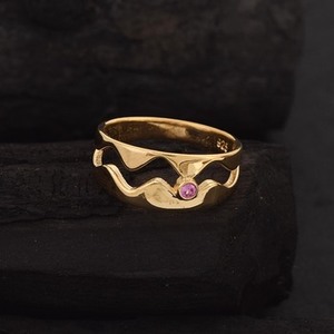 Anillos de Plata de Ley S925 de Alta Calidad con Zafiro Rosa Natural y Diamantes, Chapados en Oro, Joyería Fina, Regalos Especiales para Novias - Product Image 2