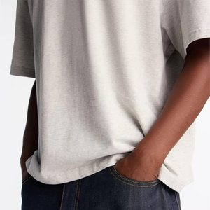 Camisetas de Hombre 100% Algodón Transpirables con Logotipo Personalizado, Cuello Redondo, Corte Holgado, Estilo Casual Urbano, Proveedor Mayorista en EE. UU. - Product Image 4