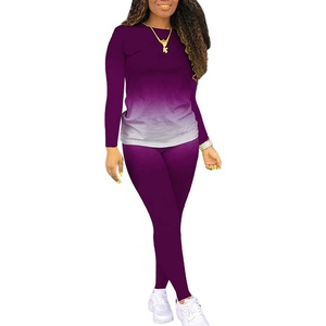 T-shirt oversize pour femmes Leggings Jogger pour femmes Streetwear Survêtement 2 pièces Ensemble pour femmes - Product Image 5