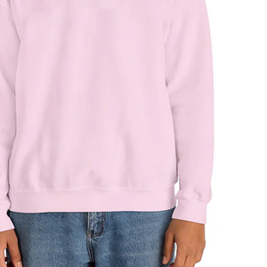 Autumn Winter Oversized Men Sweatshirt Premium Quality Crewneck OEM Casual Streetwear Solid Color Cotton <b>Fleece</b> Fraternity Style - Product Image 4