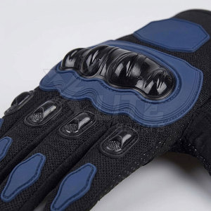 Gants de moto confortables et respirants pour l'extérieur, avec support de sécurité, sangle de poignet réglable et paume antidérapante - Product Image 5