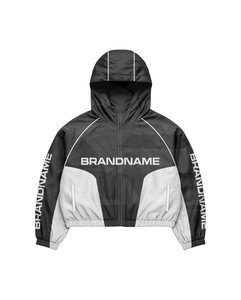 Street Wear Tracksuit Set Full Sleeve Zipper Jacket <b>Shorts</b> Quick Dry 100% Nylon Oversized Summer Wear Windbreaker Tracksuit - Product Image 4