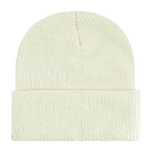 Premium <b>Wool</b> Blend <b>Beanie</b> Soft Warm Knit Winter <b>Hat</b> Custom Logo OEM Wholesale Headwear Manufacturer Supplier - Product Image 3