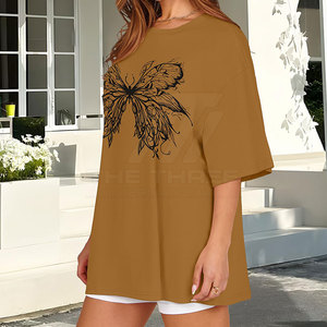 Camisetas Extra Grandes para Mujer, Tejido Ecológico Sostenible, Duraderas, Esenciales para el Guardarropa Diario, Más Vendidas - Product Image 3