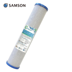 Système de filtration d'eau avec cartouche de charbon actif de coque de noix de coco de 20 pouces, goût pur garanti - Product Image 1