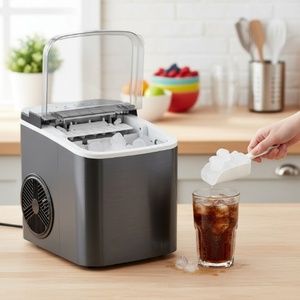 Sudex TTIM-B01B Portable <b>Mini</b> Countertop <b>Ice</b> <b>Maker</b> Machine <b>Ice</b> Ball <b>Maker</b> Energy Saving for Home Office Smoothies Cocktails - Product Image 1