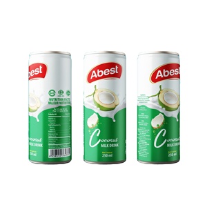 Vente en gros de boissons au lait de coco de qualité supérieure jus de fruits naturels en boîte emballage pour les marchés d'exportation OEM ODM directement du Vietnam - Product Image 4