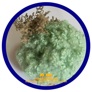 Fibre de polyester vert conjugué creux 7D HC de qualité A, certifiée GRS, pour le rembourrage de jouets, oreillers, couvertures, coussins et meubles. - Product Image 3