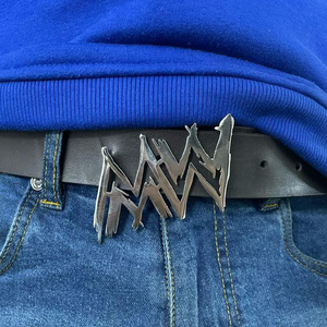 Stainless Steel Custom Belt Buckle with Non-Magnet Design Customizable Color/Logo/Size OEM/ODM Service Available - Product Image 1