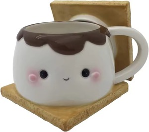 แก้วเซรามิคลายการ์ตูนน่ารัก เหมาะสำหรับเป็นของขวัญ ร้านกาแฟ และของตกแต่งบ้าน - Product Image 6