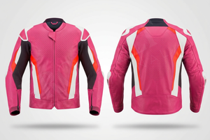 แจ็คเก็ตมอเตอร์ไซค์หนังแท้สีพื้นเรียบ พร้อมแผ่นสะท้อนแสงเพื่อความปลอดภัย  ใส่สบาย  รับสกรีนโลโก้ตามสั่ง - Product Image 4