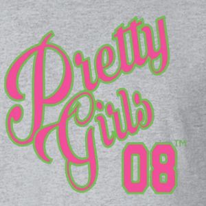 Camiseta de Mujer con Bordado, Color Gris Jaspeado, Manga Corta, Cuello Redondo, Diseño Pretty Girl 08, Top Informal de Algodón, Moda Moderna - Product Image 5
