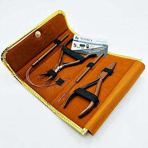 Kit d'outils de pince d'extension de cheveux en acier inoxydable professionnel pince à perles pince dissolvant de perles outil de crochet de boucle de haute qualité - Product Image 1