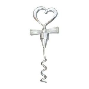 Tire-bouchon élégant en forme de cœur, ouvre-bouteille en acier inoxydable argenté, cadeau de mariage, cadeau de fête, accessoire de bar, outil de cuisine - Product Image 5