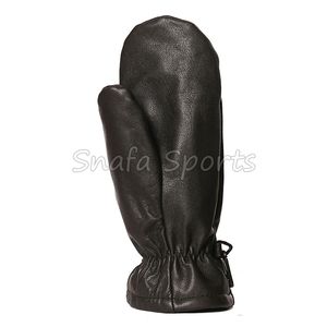 Nouvelles gants de sport d'hiver chauds et imperméables en cuir de chèvre, coupe-vent, pour snowboard et ski - Product Image 3