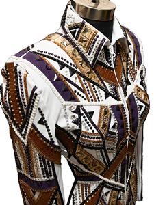 Veste équestre Premium Showmanship Veste d'équitation western Vêtements équestres élégants et élégants - Product Image 5