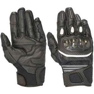 Gants de protection pour moto en fibre de carbone, mitaines de course en cuir, résistantes aux chocs, pour sports de plein air - Product Image 1