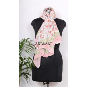 Tela de Algodón 100% Hecha a Mano al por Mayor, Precio Bajo, Estampado Floral a Bloque, Estilo Europeo Americano, Logotipo Personalizado, Playa, Parque - Product Image 3