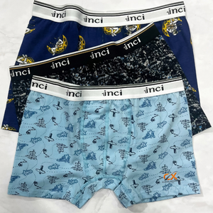 Calzoncillos Bóxer de Algodón Modal para Hombre al por Mayor, Ropa Interior Suave, Transpirable y Elástica, Logotipo Personalizado, Suministro de Fábrica OEM ODM - Product Image 4