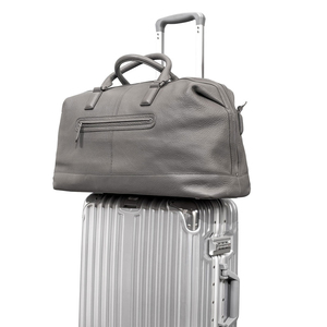 Eco-Friendly Genuine Leather Luxury Duffle <b>Bag</b> Lightweight Water Resistant Polyester Custom Duffle <b>Bag</b> For Travelling Use - Product Image 4
