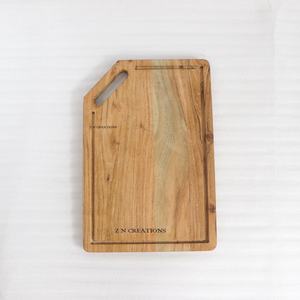 Planches à découper en bois durables pour la cuisine, planches à découper personnalisées, planches à découper longues et durables en acacia, planches à charcuterie rectangulaires avec poignée - Product Image 4