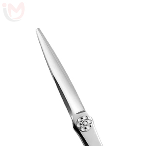Ciseaux de coiffure professionnels en acier inoxydable, 6 pouces, lame droite, ciseaux de barbier pour hommes et femmes - Product Image 5