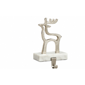 Support de chaussette de Noël en gros, crochet de cheminée lesté en chrome argenté en forme de flocon de neige, prix abordable - Product Image 4