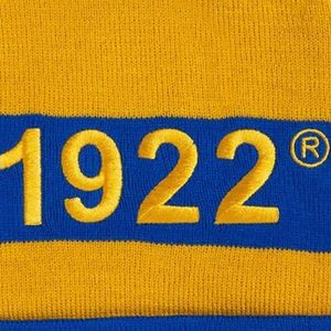 Gorro de Invierno Sigma Gamma Rho, Gorro de Punto Cálido para Mujer, Accesorio de Sororidad para Clima Frío, Gorro de Moda, Personalizado, Venta al Por Mayor, OEM - Product Image 3