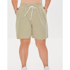 Pantalones Cortos Deportivos Casuales Personalizados para Mujer, de Alta Calidad, Transpirables, Hasta la Rodilla, con Cintura Elástica y Cordón Ajustable - Product Image 4