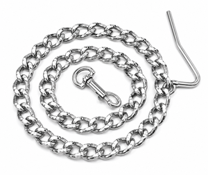 Grinded Diamond Cut Chain <b>Dog</b> <b>Leash</b> OEM ODM Custom Logo Heavy Duty Metal Pet <b>Leash</b> Direct Manufacturer - Product Image 1