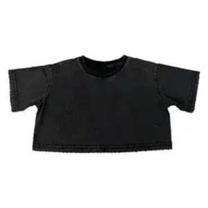 New 2025 220g Women's Casual Crew Neck Short Sleeve <strong>T</strong>-<strong>Shirts</strong> Cotton/<strong>Bamboo</strong> <strong>Fiber</strong> Canvas Breathable Quick Dry Regular Fit Solid - Product Image 6