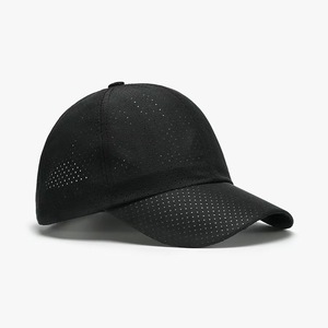 Casquette de baseball unisexe à 6 panneaux, réglable, respirante, à séchage rapide, en maille perforée au laser, avec option de logo personnalisé - Product Image 4