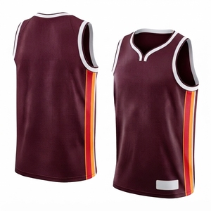 Meilleures ventes, prix compétitif, faible MOQ, nouveaux maillots de basket-ball OEM, confortables, de haute qualité, tendance, 100% polyester - Product Image 6