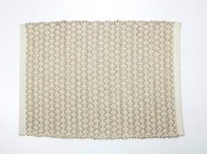 Camino de Mesa Rectangular de Algodón Orgánico con Diseño Geométrico, Estilo Escandinavo, para Comedor, Sala de Estar, Decoración del Hogar - Product Image 1