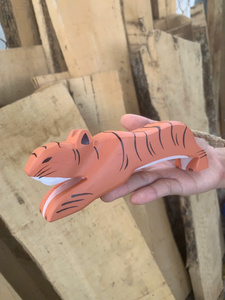 Handcrafted Wooden Animal Figures Natural <b>Farm</b> Toys for Toddlers Kids Learning Pretend Play Waldorf Toy <b>Set</b> Wholesale - Product Image 2