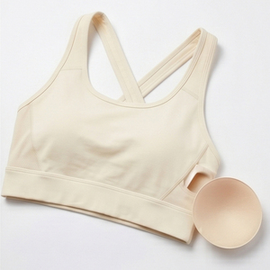 Sujetador deportivo con almohadillas extraíbles para mujer, sujetador de yoga y fitness de alto soporte, top corto para yoga, sujetador para gimnasio y ejercicio para mujer - Product Image 5